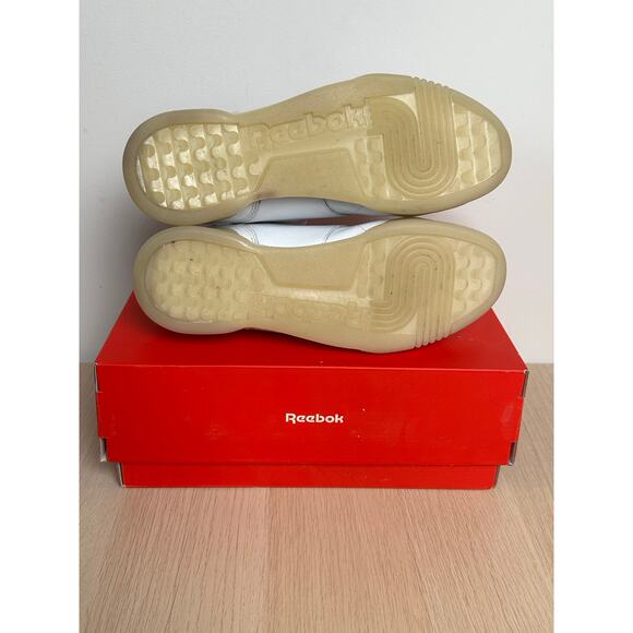 Dime x Reebok Workout Plus White Sneaker Size 7.5M - MINT - Picture 6 of 8
